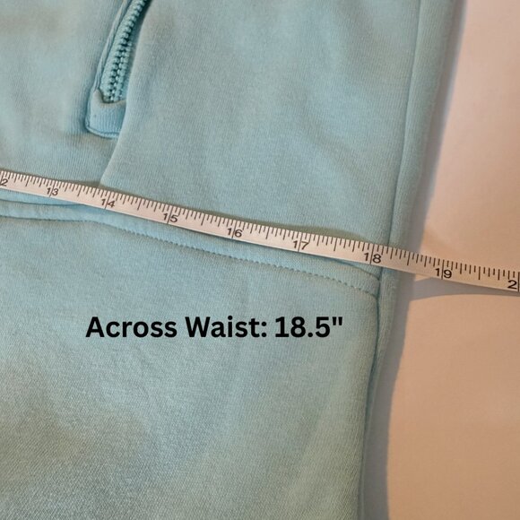Reebok Hoodie, Kangaroo Zippered Pockets, Light Blue Girls Size 18 - Picture 6 of 6